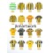 East Fife FC Retro Art Football Shirts T-Shirt